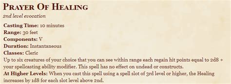 dnd warlock healing spells.